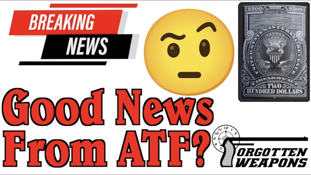 ATF Update: More Transferrable MGs and One-Week NFA Transfers