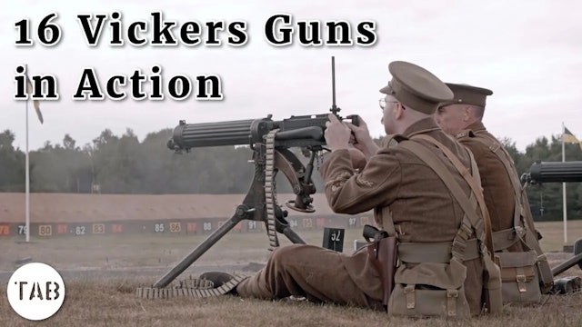 16 Vickers Machine Guns in Action! - Commemorating the Machine Gun Corps
