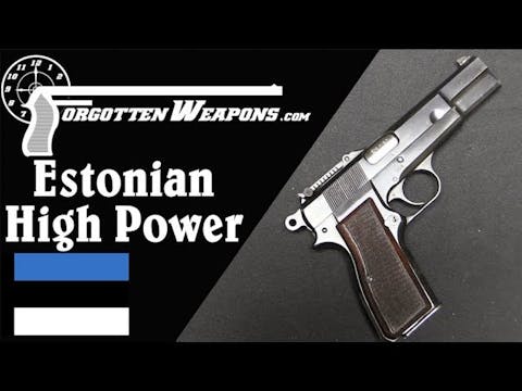 Estonian Home Guard Browning High Power