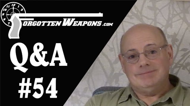 Q&A 54: Machine Gun Questions w/ Msgt...