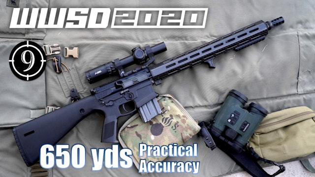WWSD 2020 AR15 to 650yds: Practical Accuracy 