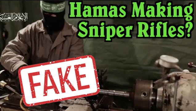 Hamas Claims to Make Sniper Rifles in...