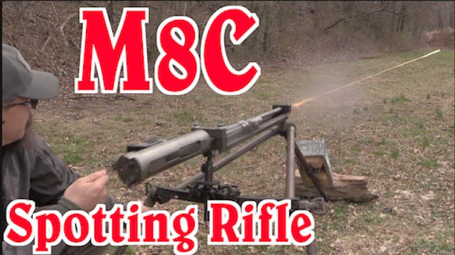 M8C Spotting Rifle at the Range