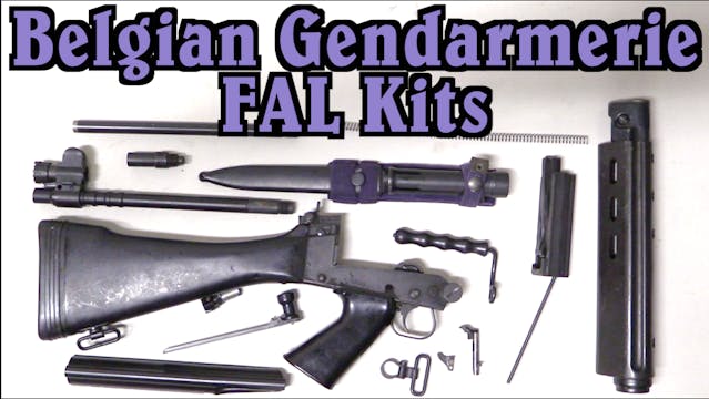 Belgian Gendarmerie FAL Parts Kits fr...