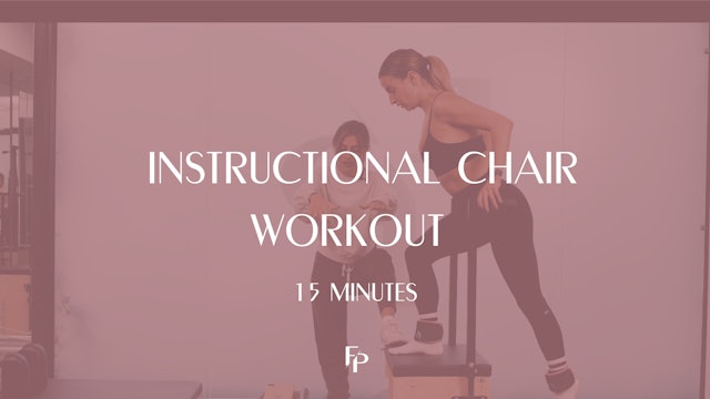 15 Min Reformer | Instructional Chair Workout 