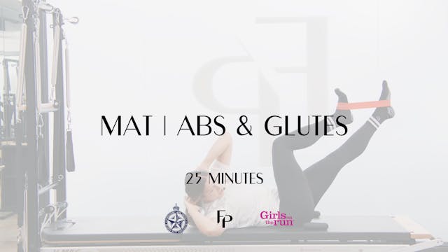 WEEK ONE // DAY 4 - 25 min Mat | Abs and Glutes