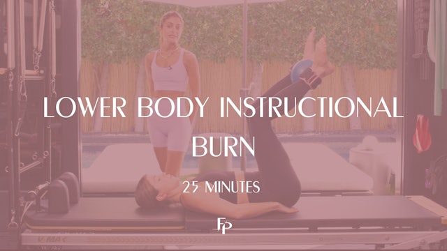 Lower Body Instructional Burn | 25 Min