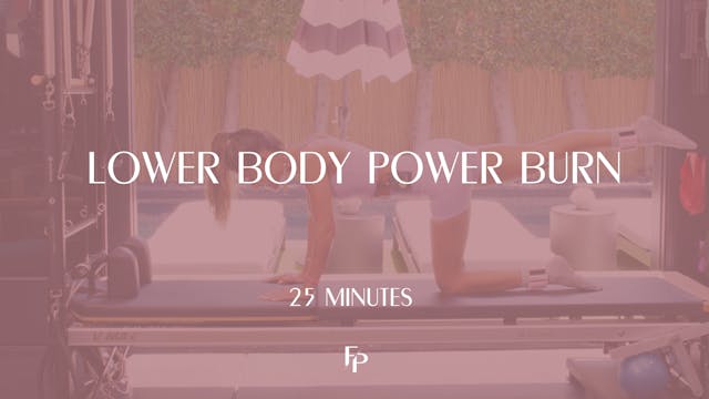 Lower Body Power Burn | 25 Min 