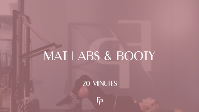20 Mins Mat | Abs & Booty Workout