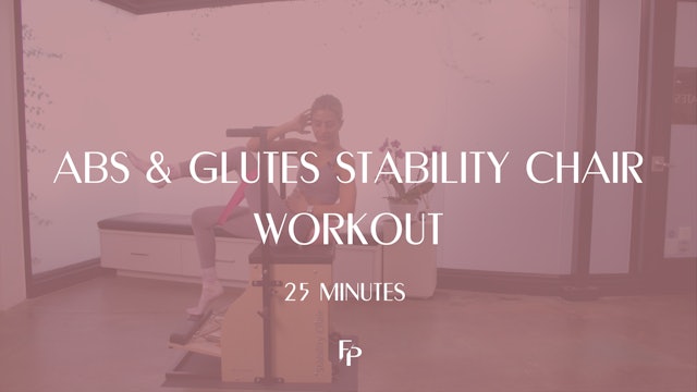 Abs and Glutes Stability Chair Workout | 25 Min