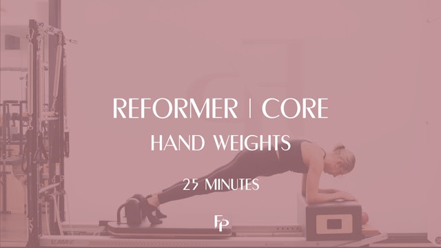 DAY 4 - 25 Min Reformer | Core Challenge with Hand Weights