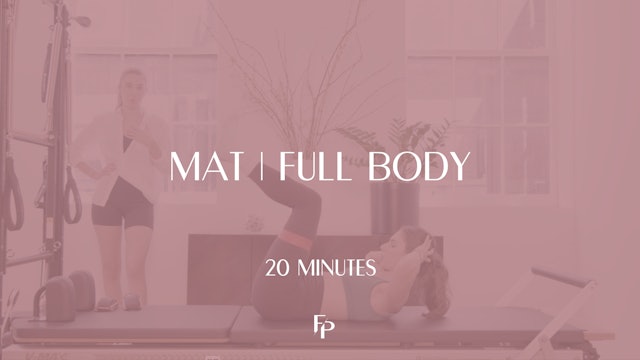 20 Min Mat | Full Body | Resistance Band & Ankle Weights