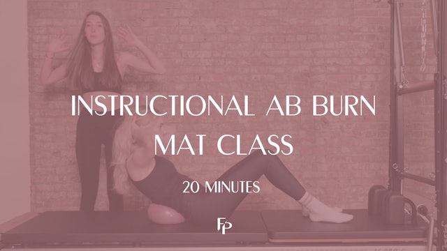 20 Min Mat | Instructional Ab Burn