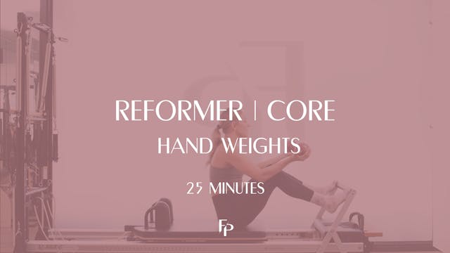 DAY 9 - 25 Min Reformer | Core Challenge with Hand Weights