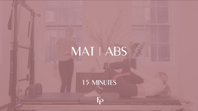 15 Min Mat | Abs - Resistance band & ankle weights