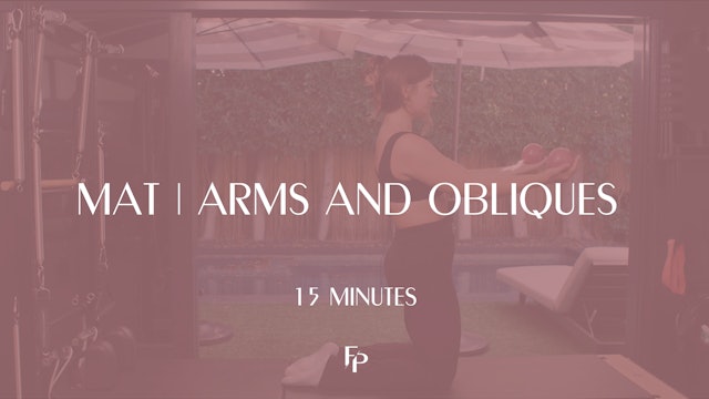 15 min Mat | Arms and Obliques