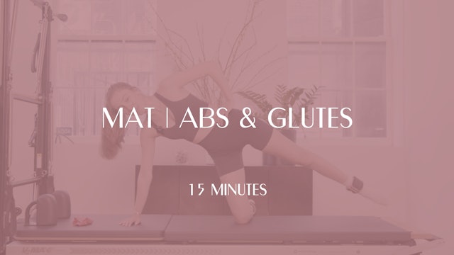 15 Min Mat | Abs and Glutes | Resistance Band & Ankle Weights