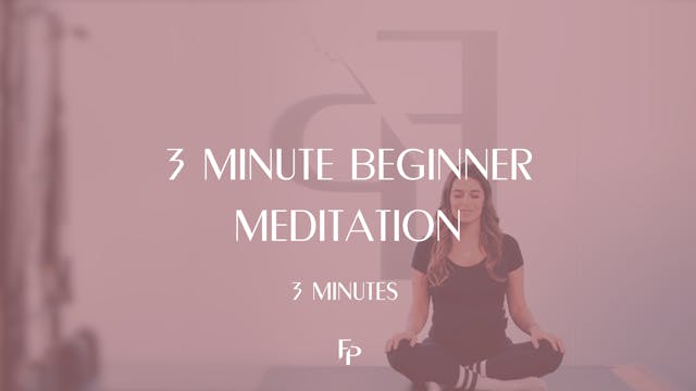 3 Min | Beginner Meditation