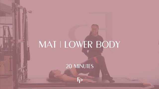 20 Min Mat | Lower Body