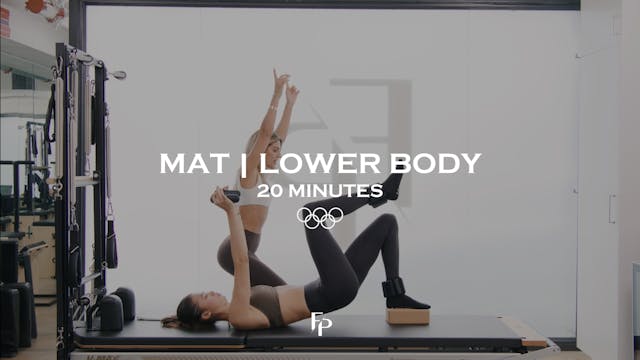 20 Min Mat | Lower Body | 08.06