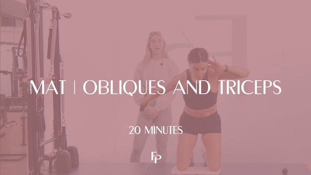 20 Min Mat | Obliques and Triceps 