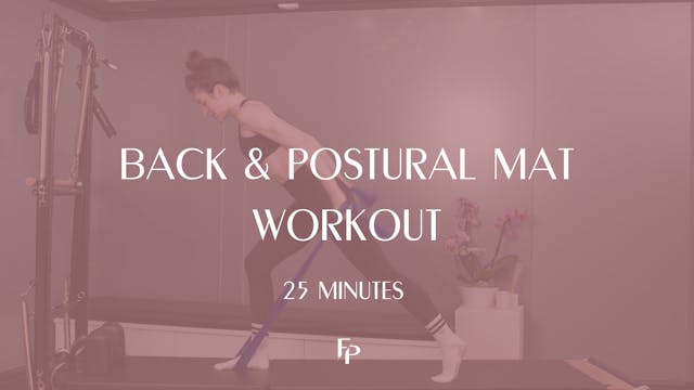 Back and Postural Mat Workout | 25 Min 