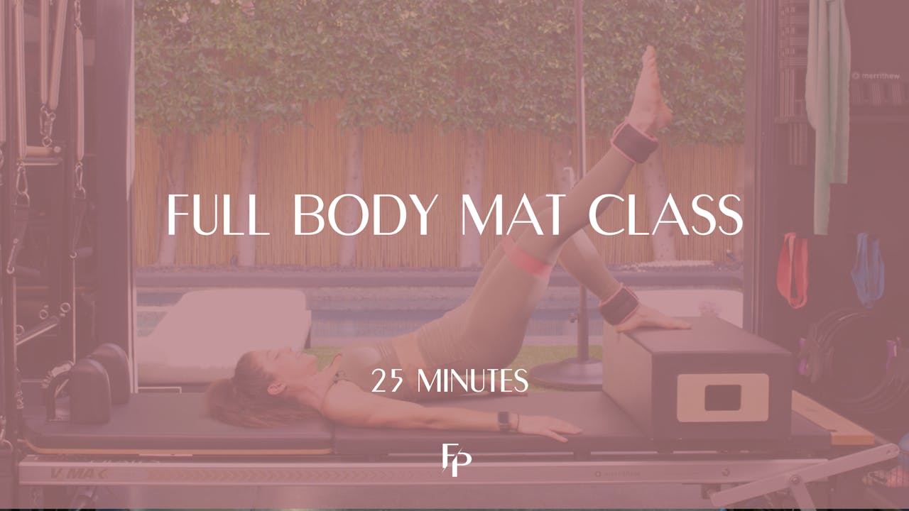 25 Min Mat Full Body Mat Pilates Forma Pilates