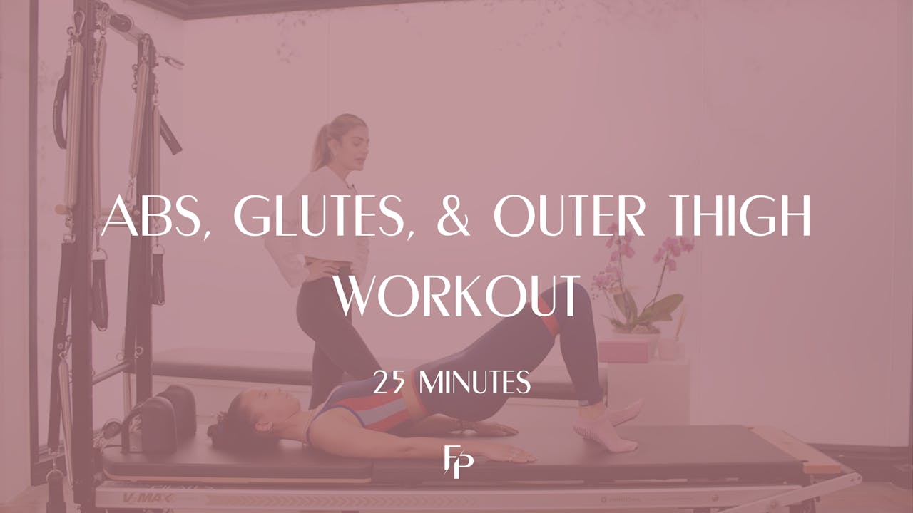 25 Min Mat Abs, Glutes, and Outer Thigh Mat Mat Pilates Forma Pilates