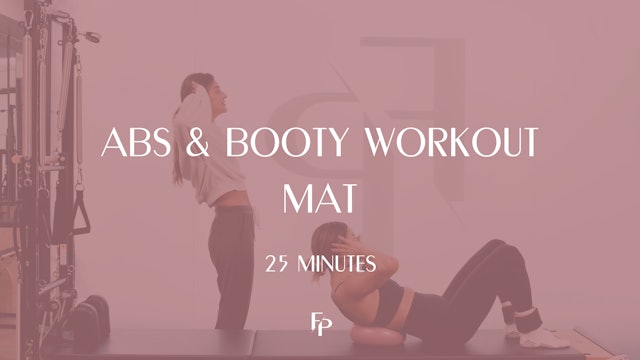 25 Min Mat | Abs & Booty Workout