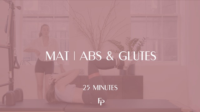 25 Min Mat | Abs And Glutes | Resistance Band & Ankle Weights