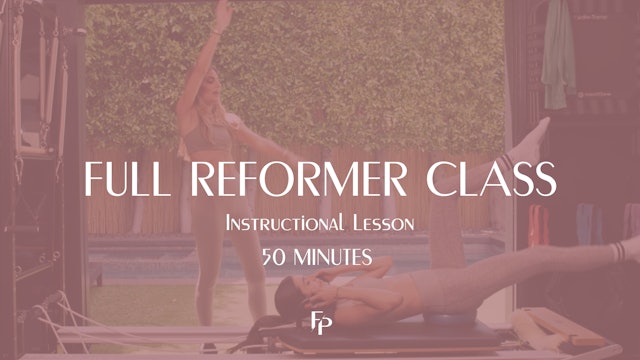 Instructional Reformer Class | 50 min