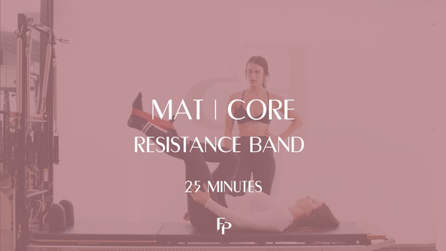 DAY 1 - 25 Min Mat | Core Challenge with a Resistance Band
