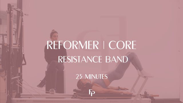DAY 8 - 25 Min Reformer | Core Challenge with Ankle Weights & Block