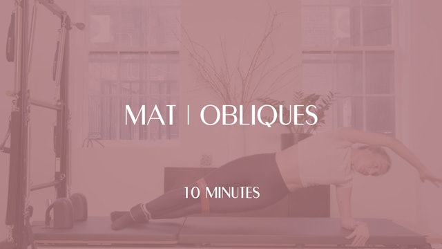 10 Min Mat | Obliques | Resistance Band & Ankle Weights