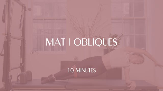 10 Min Mat | Obliques | Resistance Ba...