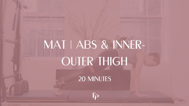 20 Min Mat | Abs And Inner-Outer Thighs | Resistance Band & Ankle Weights