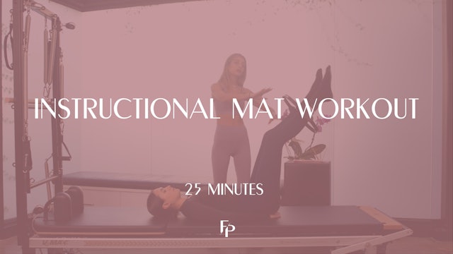 Instructional Mat Workout | 25 Min