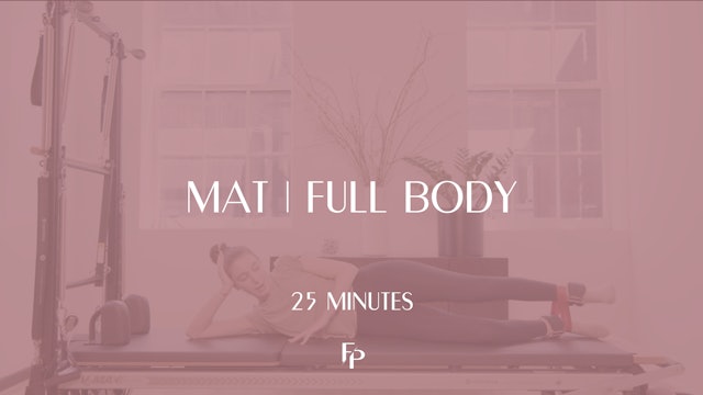 25 Min Mat | Full Body | Resistance Band & Ankle Weights 