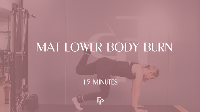 15 Min Mat | Lower Body 