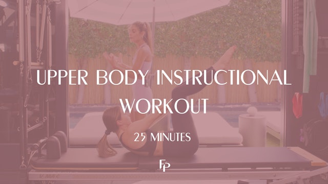 Upper Body Instructional Workout | 25 Min 