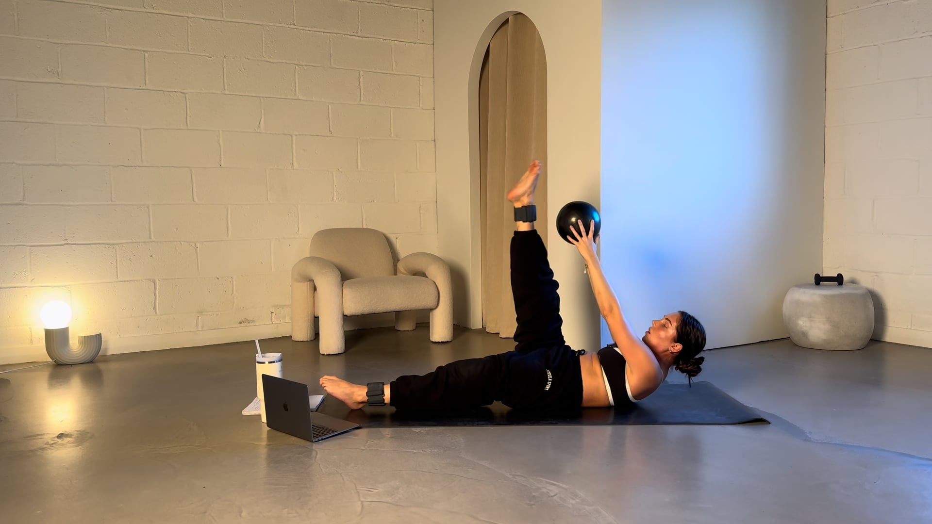 Core And Lower Body With Ball