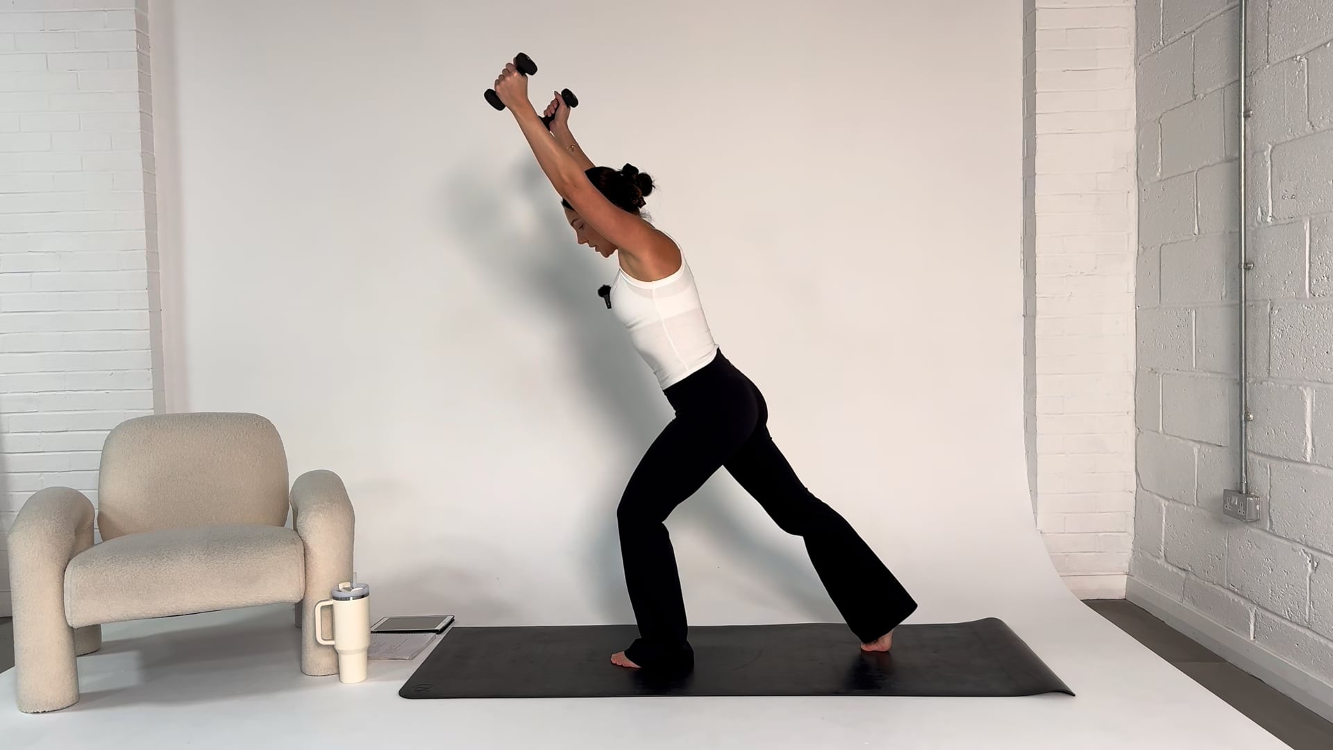 Full Body Balancing With Dumbbells