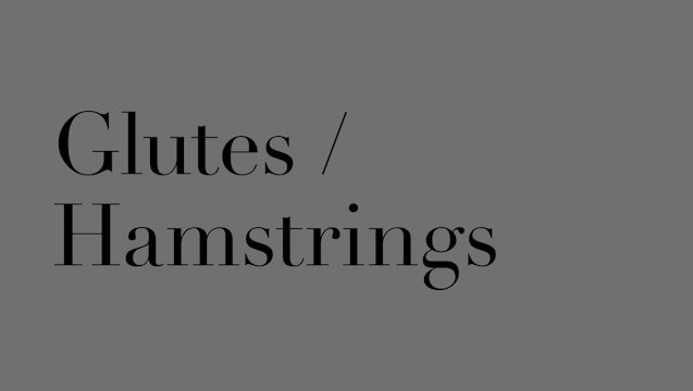 Glutes / Hamstrings