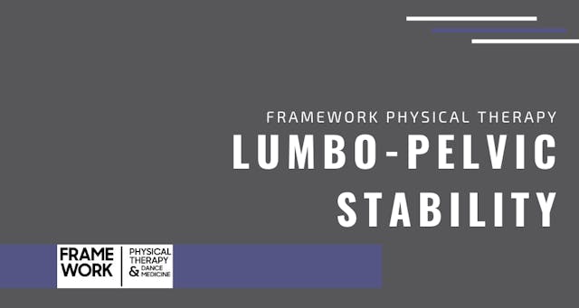 Lumbo-Pelvic Stability (using a ball ...