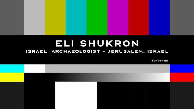 Israeli Archaeologist Eli Shukron Ful...