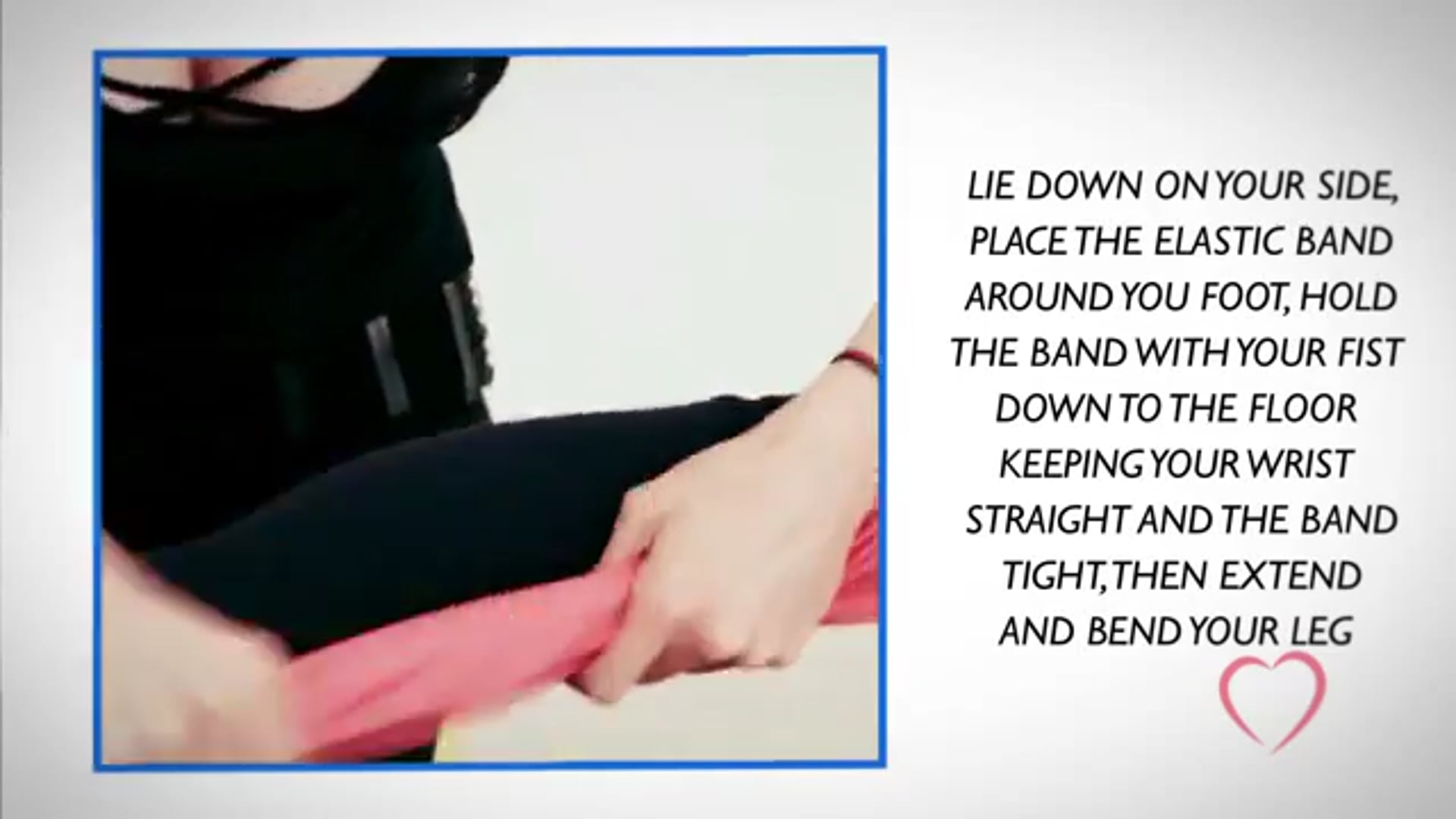 The Elastic Band Sculpting And Lengthening Legs