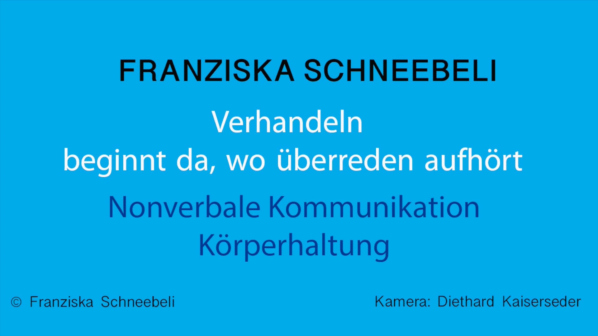 18 Video Nonverbale Kommunikation - Körperhaltung