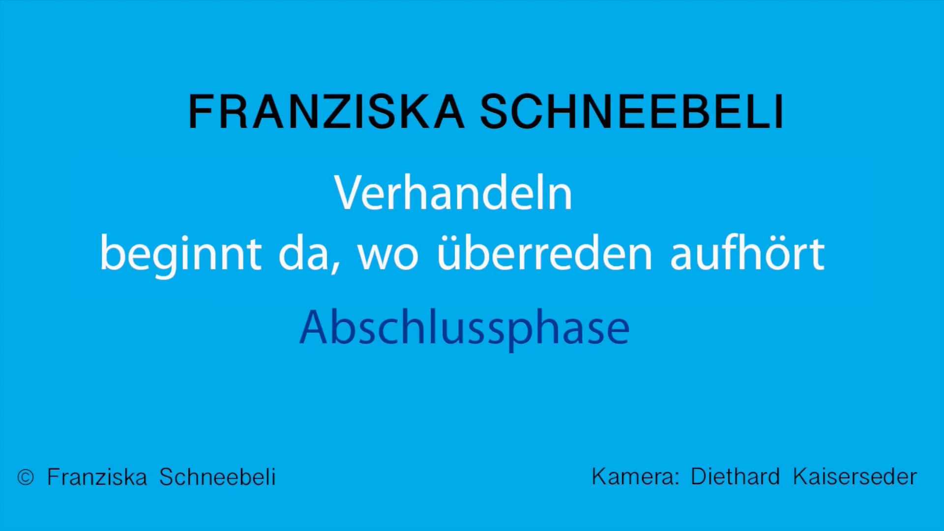 21 Video Abschlussphase