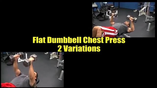 Flat Dumbbell Chest Press
