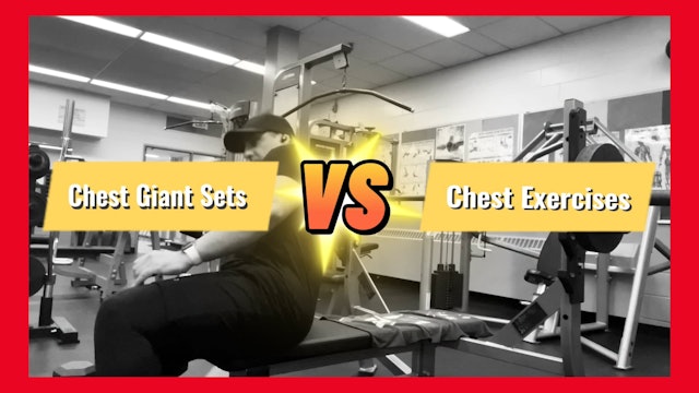 Giant Sets Chest Training